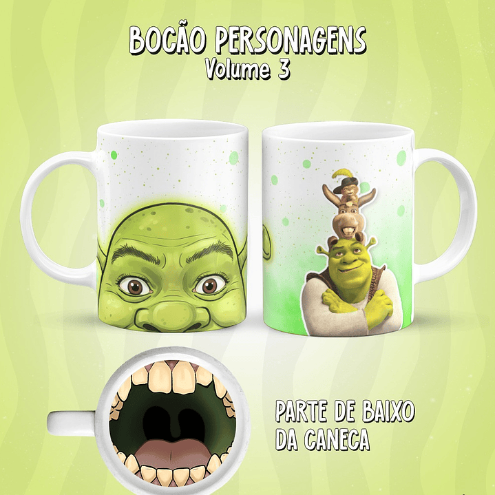 17 Diseños Plantillas Tazas Boca Infantiles Archivos Png 4