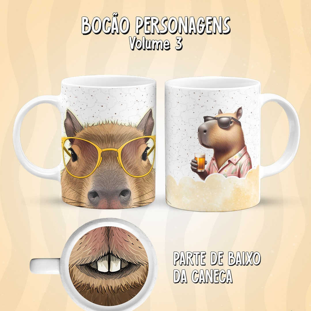 17 Diseños Plantillas Tazas Boca Infantiles Archivos Png 5