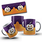 6 Diseños Plantillas Tazas Calabaza Halloween Archivo Editable - Miniatura 5