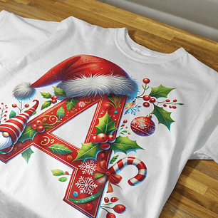 26 Diseños Plantillas Camisetas Tazas Abc Duendes Navidad Archivos Png