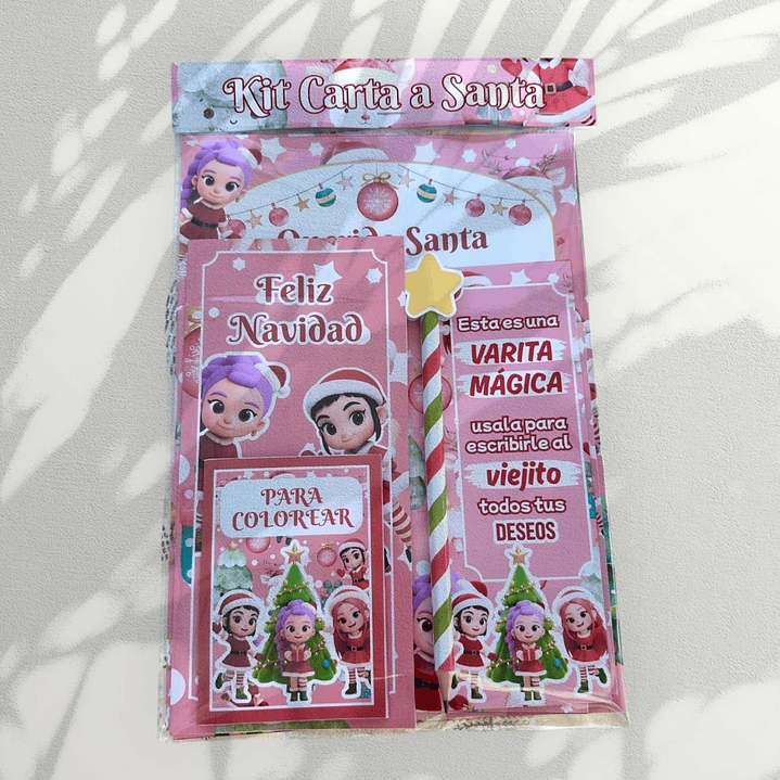 Diseños Plantillas Carta Santa K-Pop Archivos Power Point 2