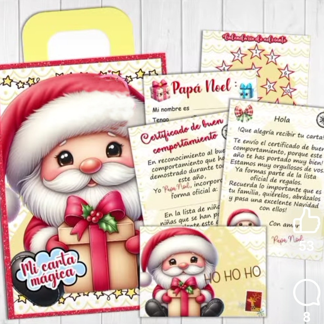 Diseños Plantillas Cartitas Mágicas Navidad Archivo Pdf 1