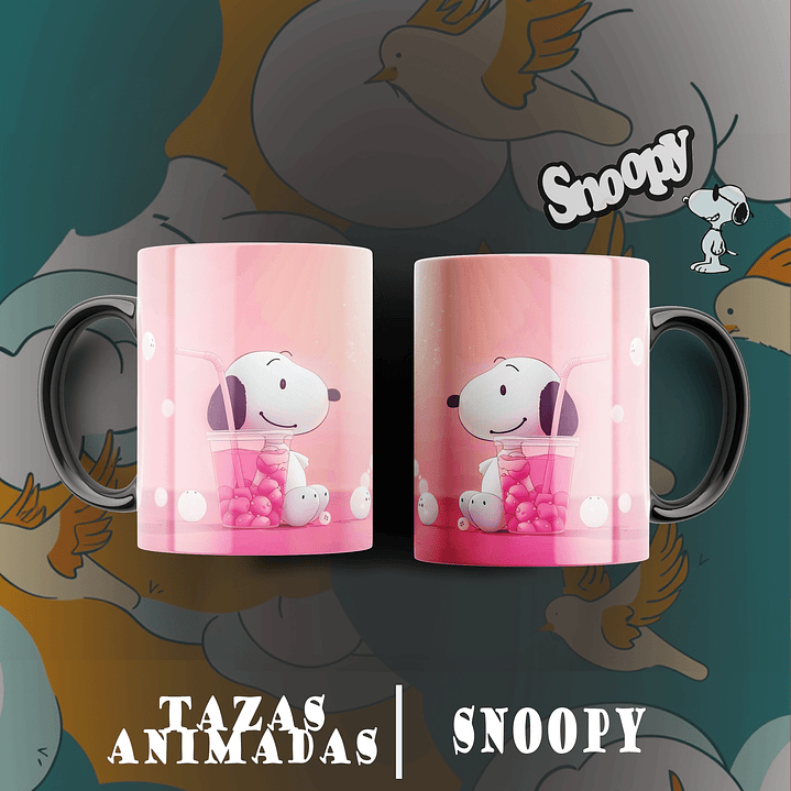 13 Diseños Plantillas Tazas Snoopy Archivos Png 1