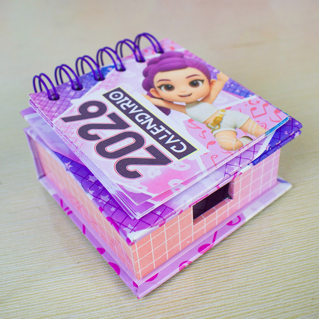 Diseños Plantillas Calendario N°2 Demon Hunters 2026 Archivos Pdf 4