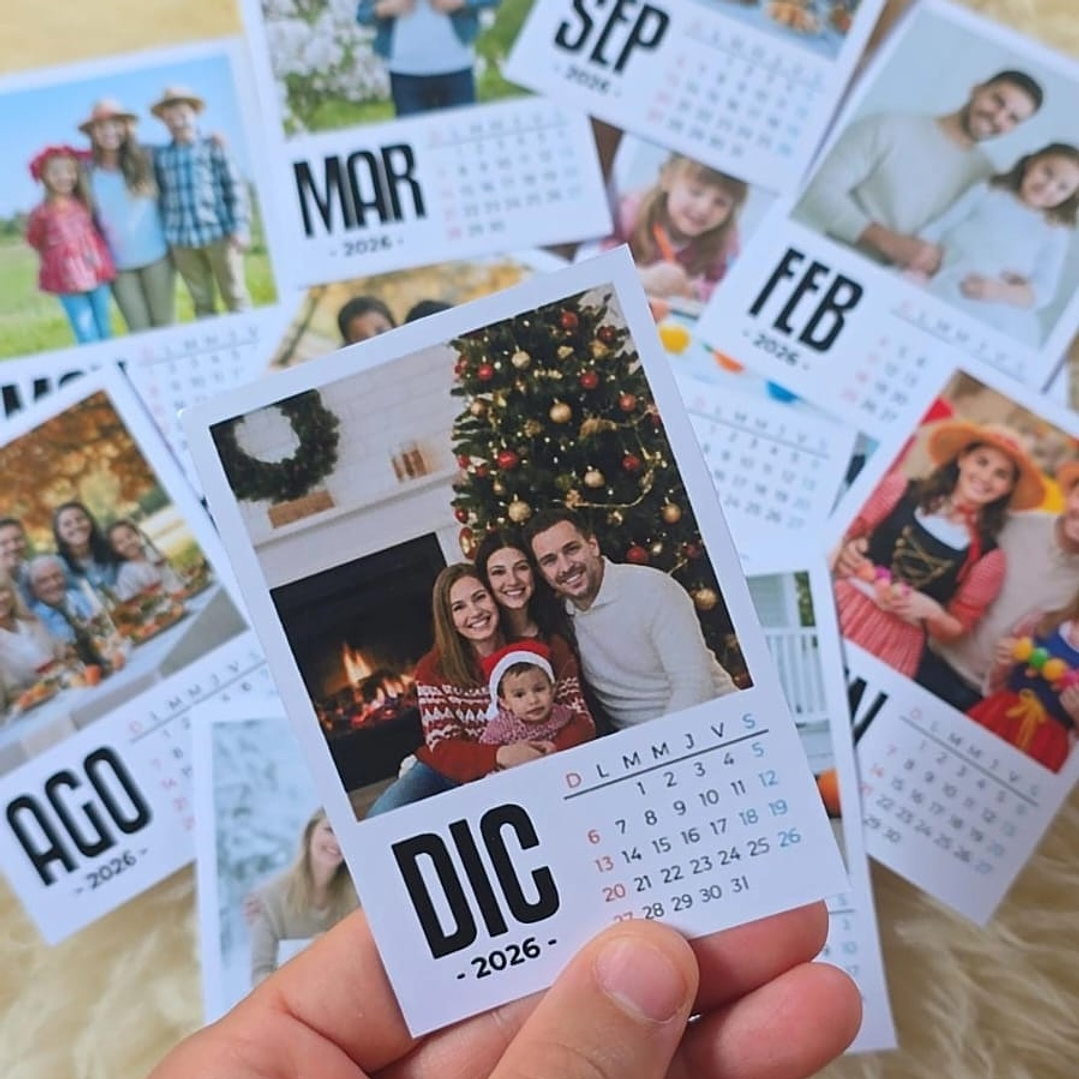 Pack Diseños Plantillas Polaroid 3 Medidas 2026 Calendario Archivos PNG PDF y Canva 4
