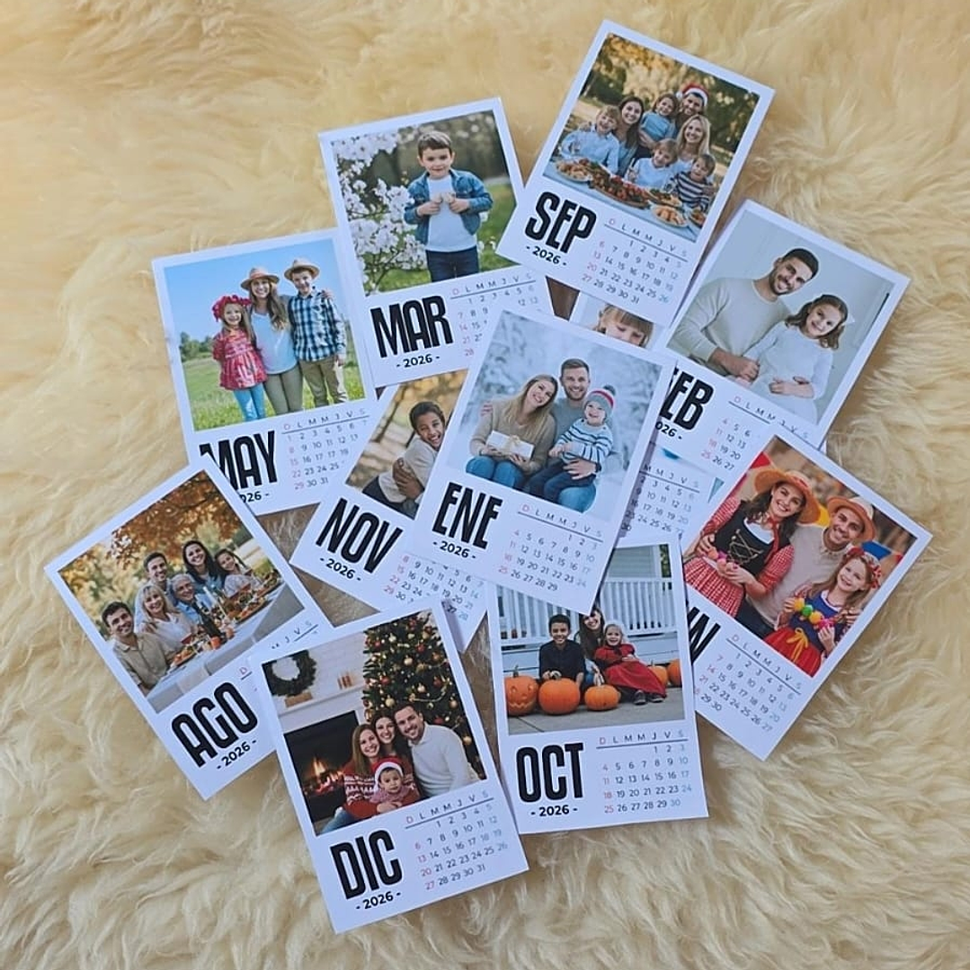 Pack Diseños Plantillas Polaroid 3 Medidas 2026 Calendario Archivos PNG PDF y Canva 5