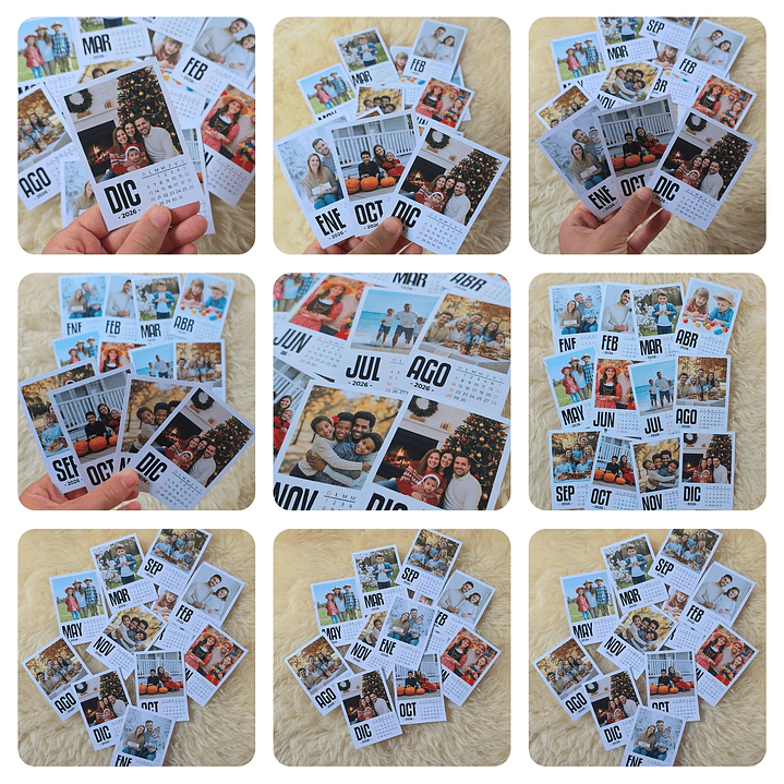 Pack Diseños Plantillas Polaroid 3 Medidas 2026 Calendario Archivos PNG PDF y Canva 8