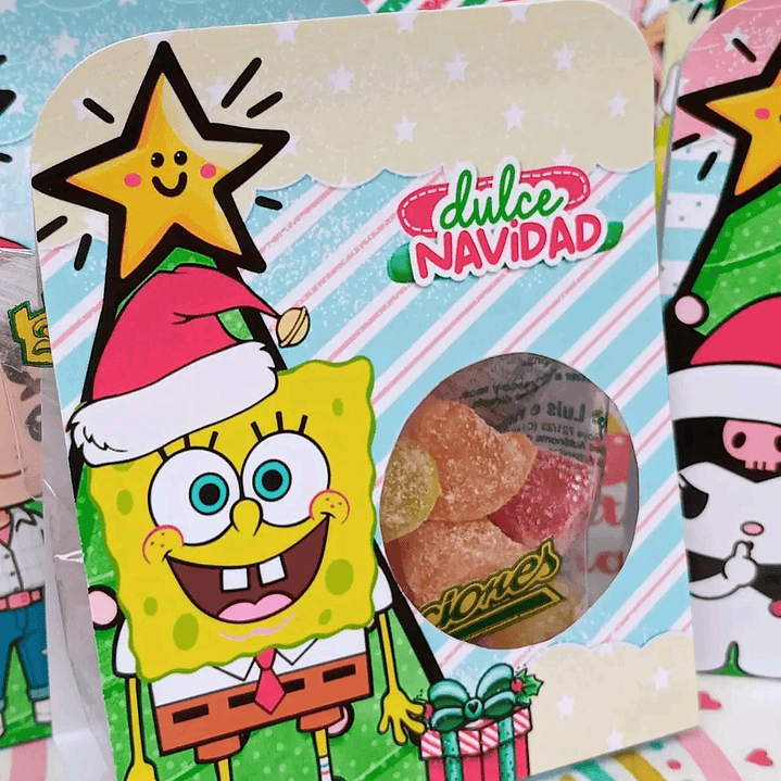 14 Diseños Plantillas Porta Dulces Navideños Archivo PDF 3