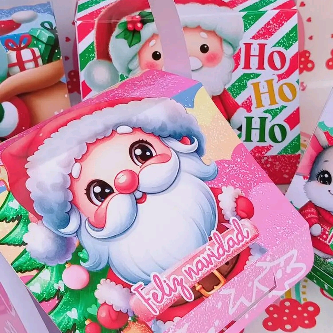 4 Diseños Plantillas Maletitas Navideñas Navidad Archivos PDF 2