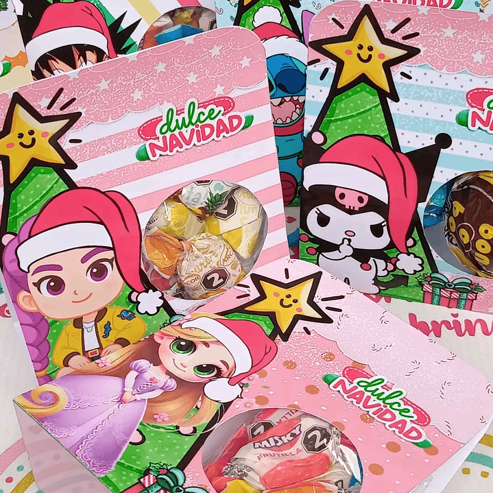 14 Diseños Plantillas Porta Dulces Navideños Archivo PDF 6