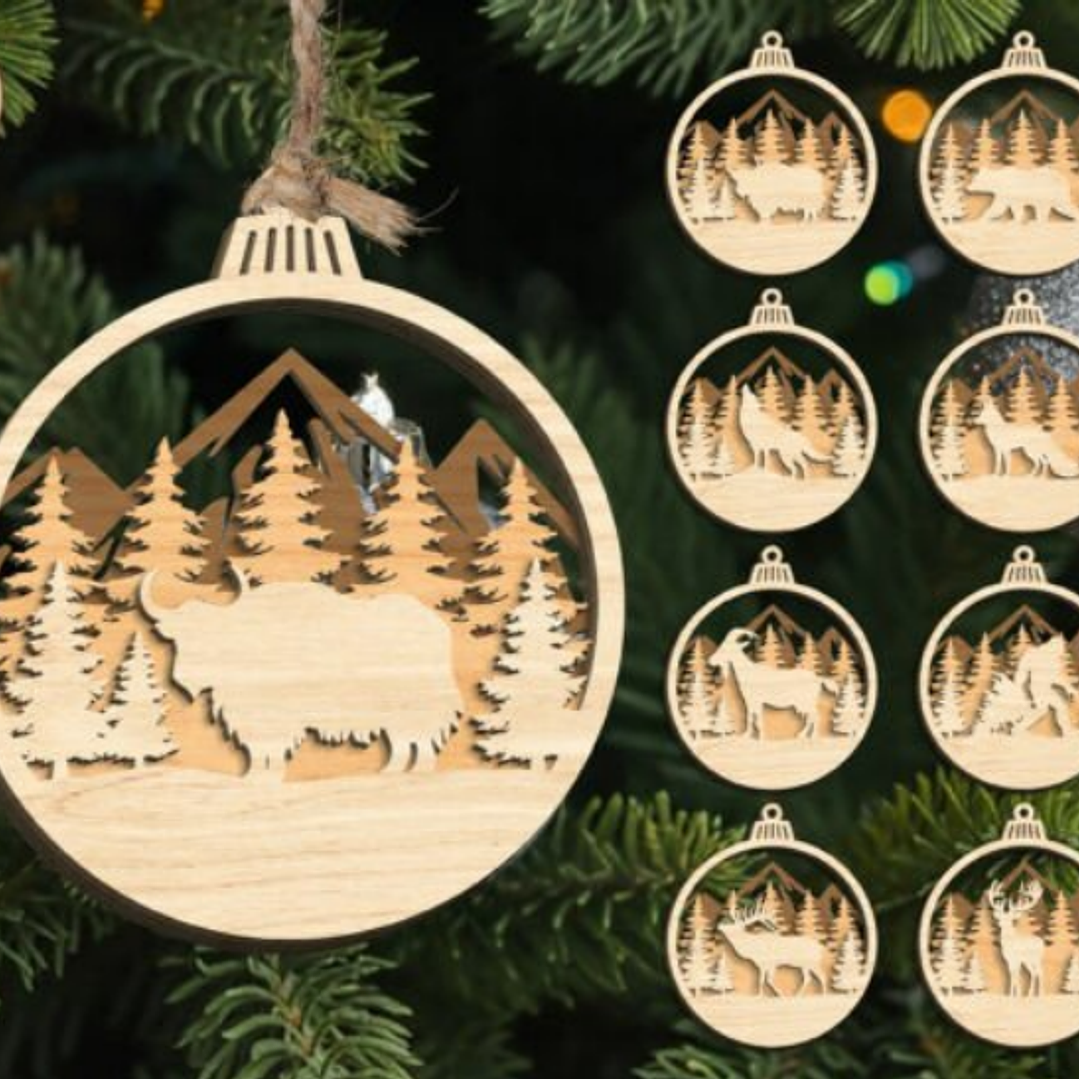 Pack Diseños Plantillas Corte Laser Navidad Archivos Dxf Pdf Svg Eps 5