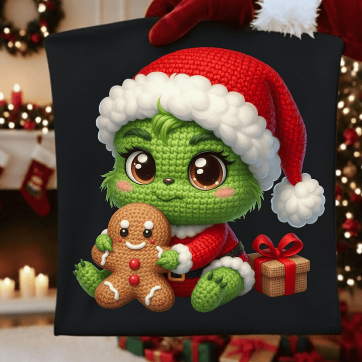 27 Diseños Plantillas Poleras Camisetas Efecto Bordado Personajes Navidad Archivos PNG 4