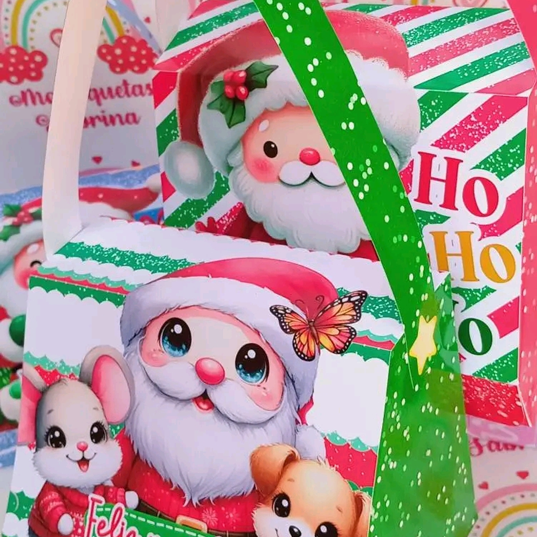 4 Diseños Plantillas Maletitas Navideñas Navidad Archivos PDF 4