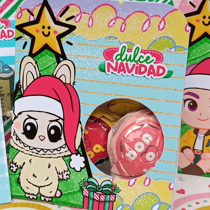 14 Diseños Plantillas Porta Dulces Navideños Archivo PDF 8