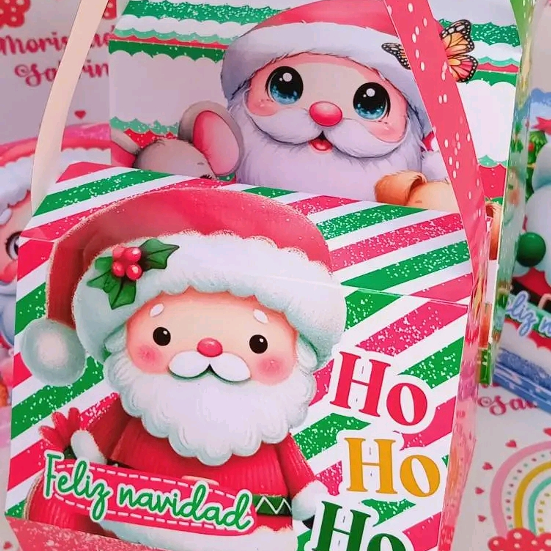 4 Diseños Plantillas Maletitas Navideñas Navidad Archivos PDF 5