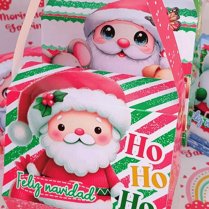 4 Diseños Plantillas Maletitas Navideñas Navidad Archivos PDF 5