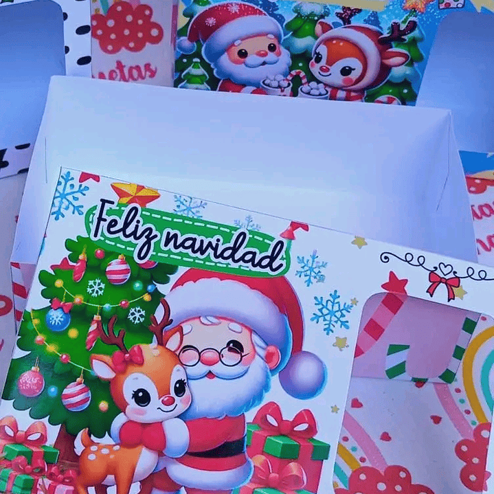 Diseños Plantillas Cajas Visor Navidad Archivos PDF 4