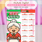 4 Diseños Plantillas Calendarios Separadores Navideños 2026 Archivos PDF - thumbnail 2