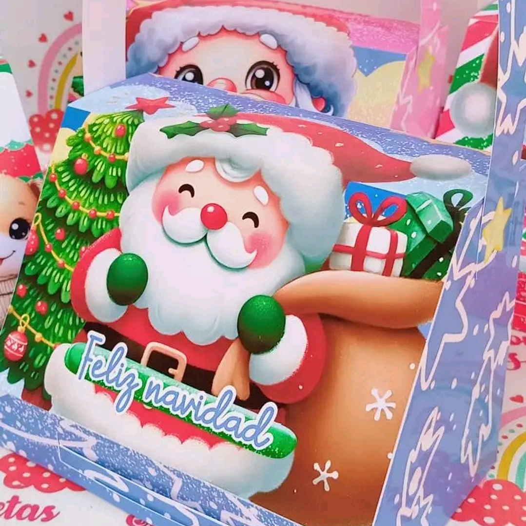 4 Diseños Plantillas Maletitas Navideñas Navidad Archivos PDF 6