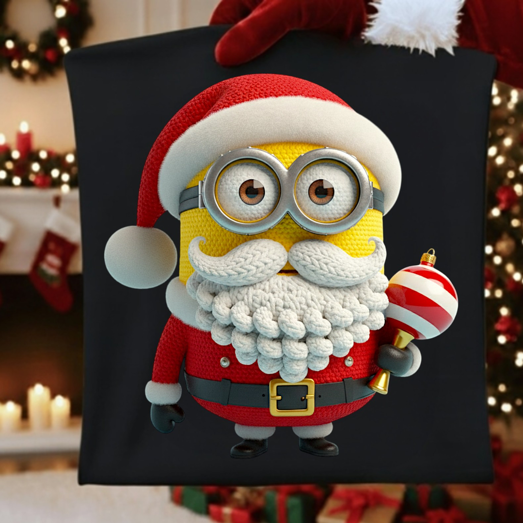 27 Diseños Plantillas Poleras Camisetas Efecto Bordado Personajes Navidad Archivos PNG 6