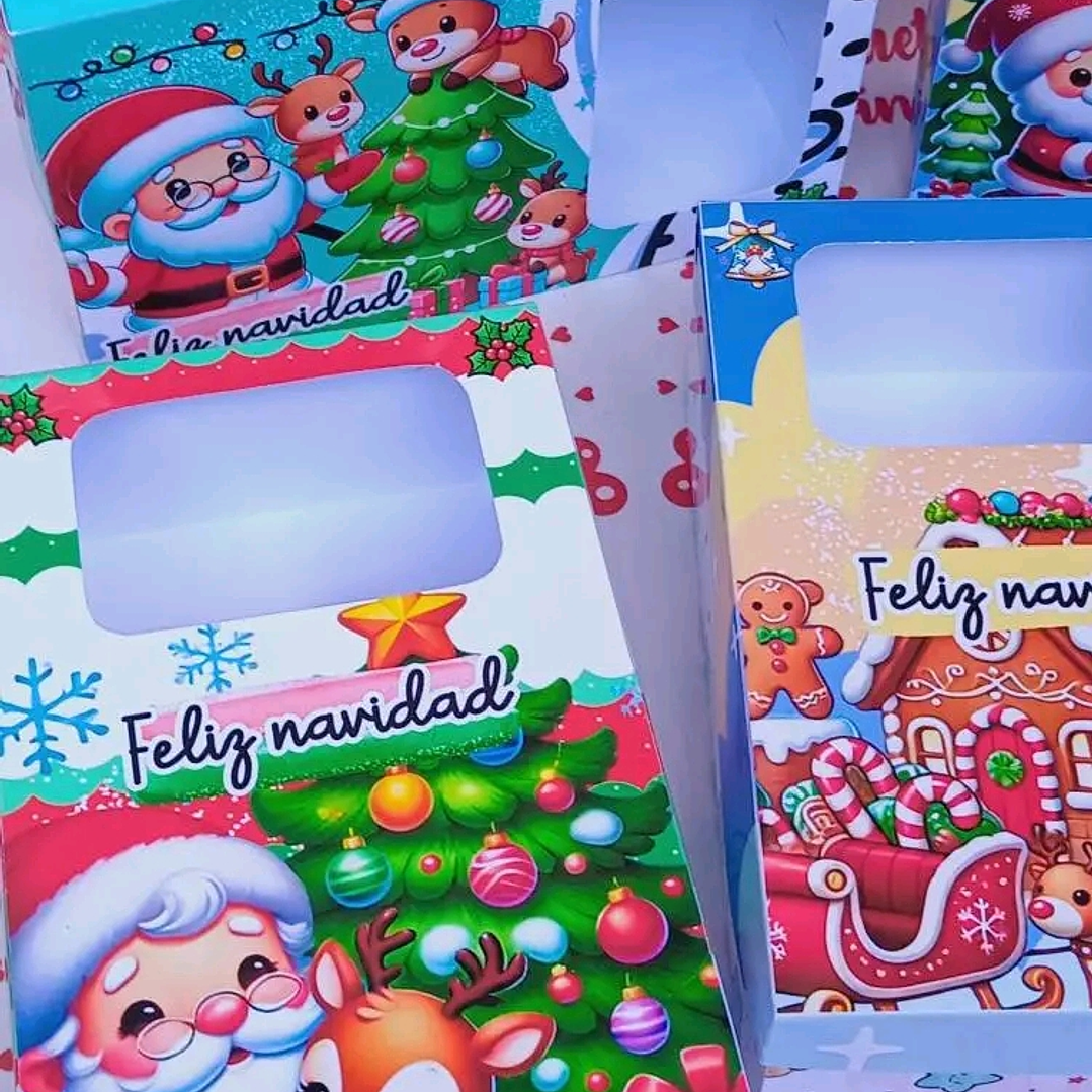 Diseños Plantillas Cajas Visor Navidad Archivos PDF 7