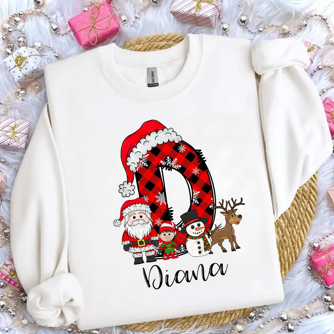 26 Diseños Plantillas Tazas y Poleras Camisetas Abc Santa y Personajes Navidad Archivos PNG 4