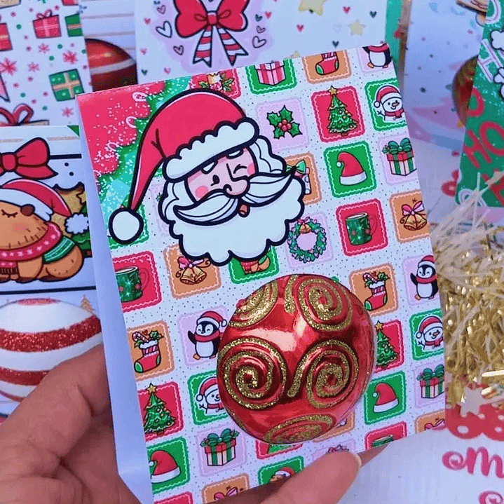 8 Diseños Plantillas Porta Esferas Navidad Archivos PDF 7