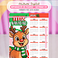 4 Diseños Plantillas Calendarios Separadores Navideños 2026 Archivos PDF - thumbnail 3