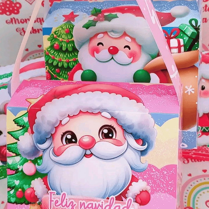 4 Diseños Plantillas Maletitas Navideñas Navidad Archivos PDF 8