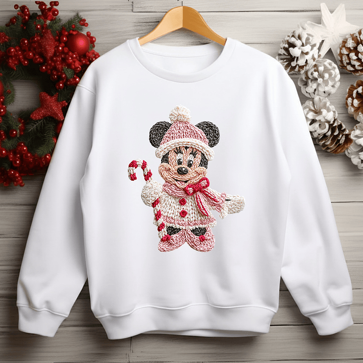 18 Diseños Plantillas Poleras Camisetas Bordados Navidad Archivos PNG 5