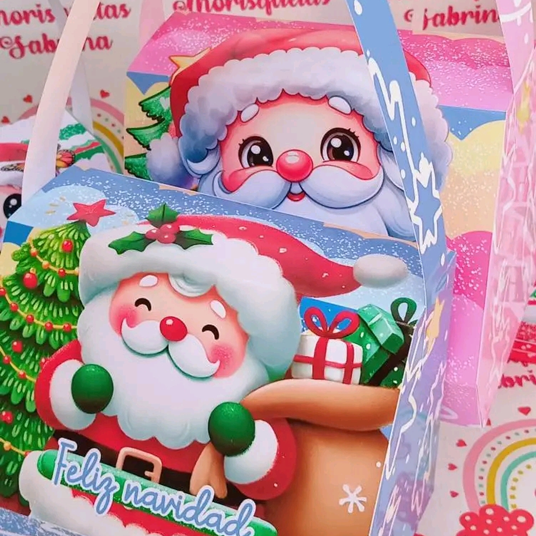 4 Diseños Plantillas Maletitas Navideñas Navidad Archivos PDF 9