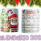 10 Diseños Plantillas Tazas Calendarios Cute navidad 2026 Editables PSD y Archivos PNG - Miniatura 1
