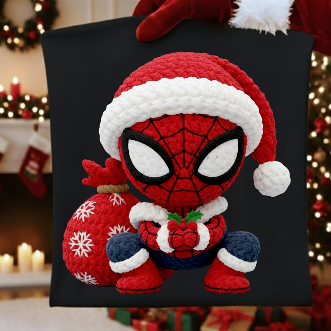 27 Diseños Plantillas Poleras Camisetas Efecto Bordado Personajes Navidad Archivos PNG 8