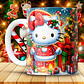 12 Diseños Plantillas Tazas Hello Kitty Navidad Archivos JPG - Miniatura 4