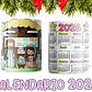 10 Diseños Plantillas Tazas Calendarios Cute navidad 2026 Editables PSD y Archivos PNG - Miniatura 4