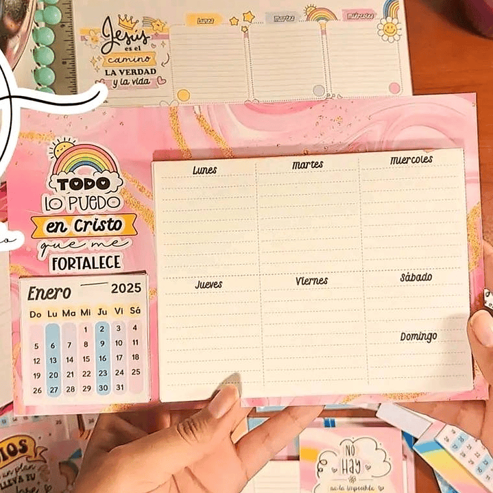 Diseños Plantillas Calendario Frases Cristianas Archivos PDF y PNG 3