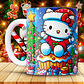12 Diseños Plantillas Tazas Hello Kitty Navidad Archivos JPG - Miniatura 7