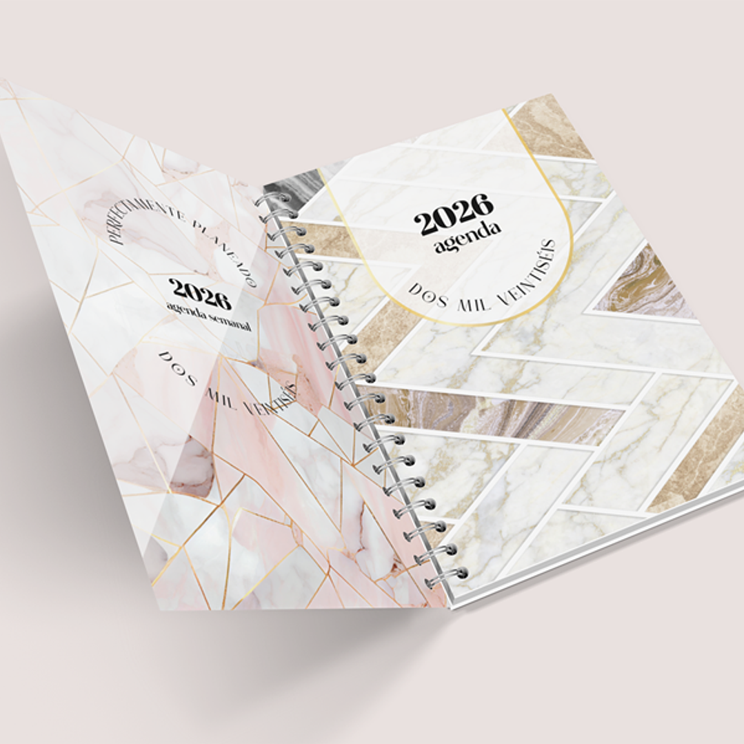 Diseños Plantillas Pack Agendas Portadas 2026 Archivos PDF y  PNG 3