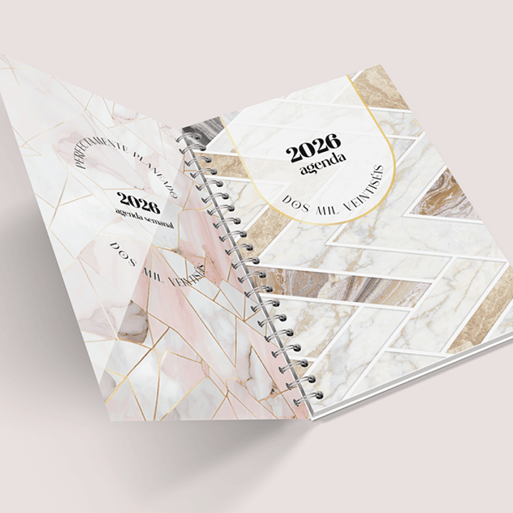 Diseños Plantillas Pack Agendas Portadas 2026 Archivos PDF y  PNG 3