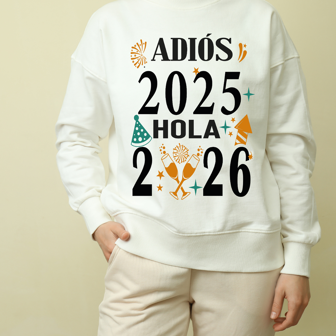 25 Diseños Plantillas Poleras Camisetas Diseños Año Nuevo 2026 Archivos png 2
