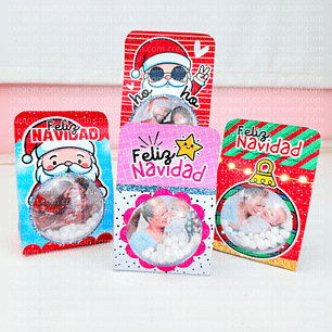 6 Diseños Plantillas Porta Esfera Navideños Archivos PDF