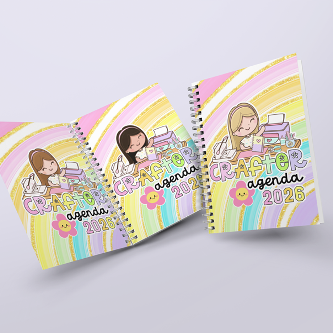 Diseños Plantillas Pack Agendas Portadas 2026 Archivos PDF y  PNG 6