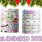 10 Diseños Plantillas Tazas Calendarios Cute navidad 2026 Editables PSD y Archivos PNG - Miniatura 9