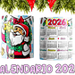 10 Diseños Plantillas Tazas Calendarios Cute navidad 2026 Editables PSD y Archivos PNG - Miniatura 10