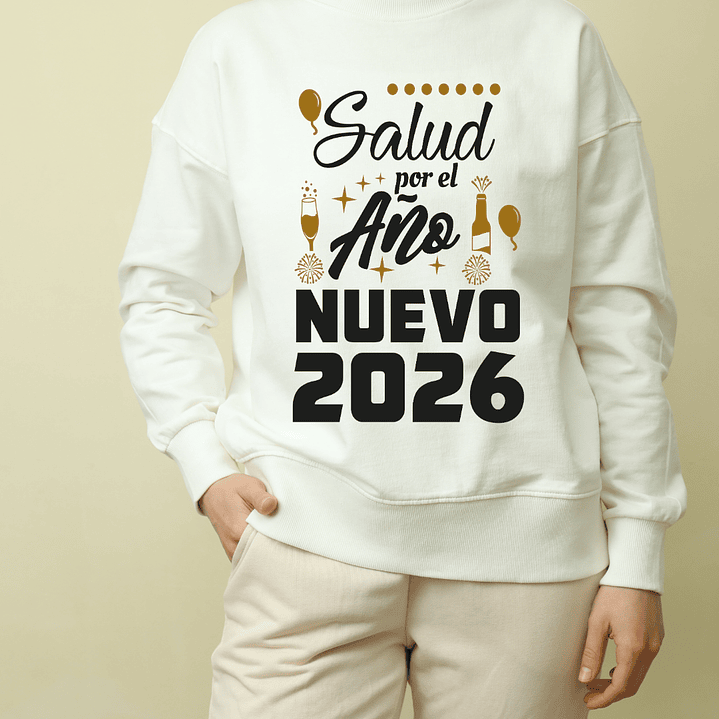 25 Diseños Plantillas Poleras Camisetas Diseños Año Nuevo 2026 Archivos png 6