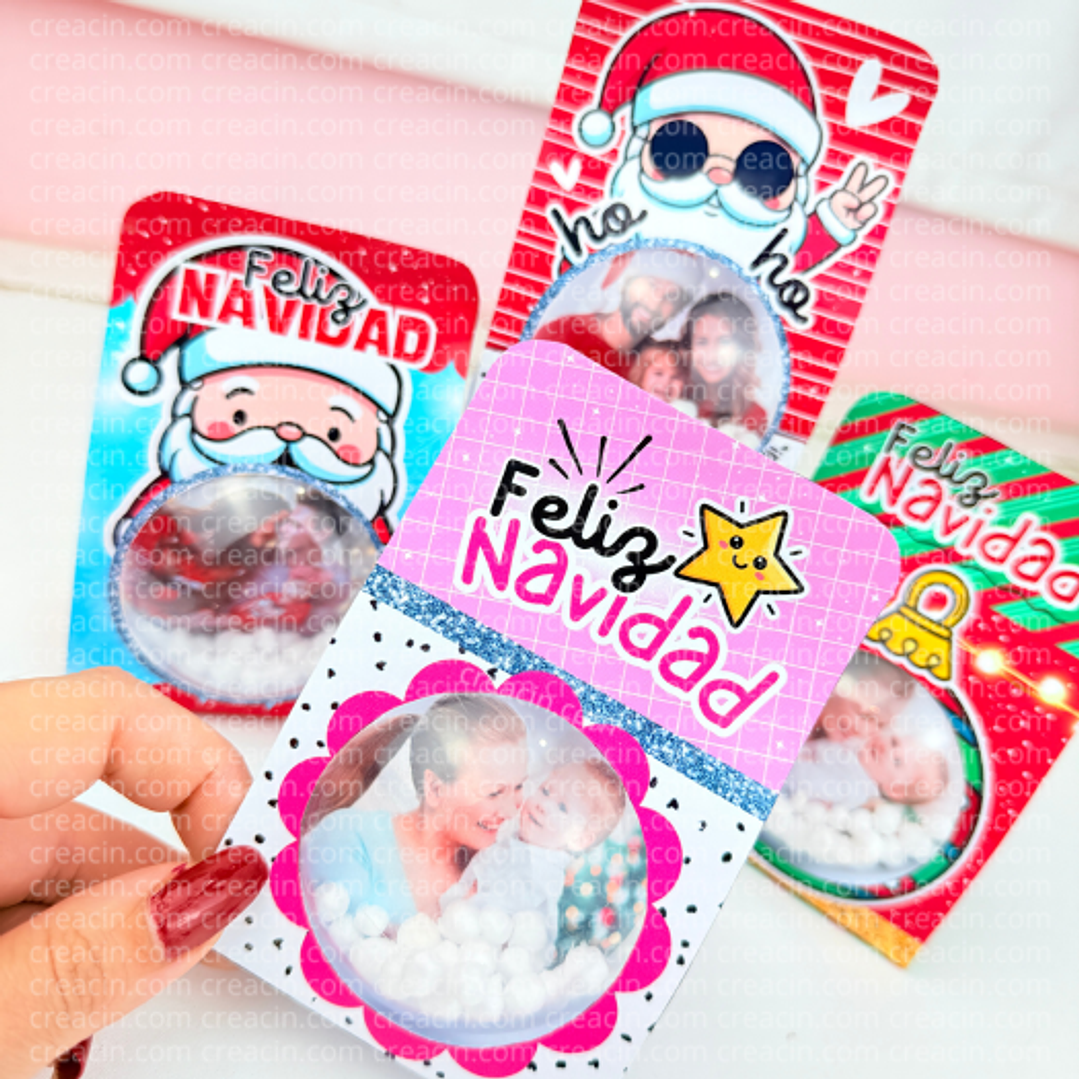 6 Diseños Plantillas Porta Esfera Navideños Archivos PDF 4