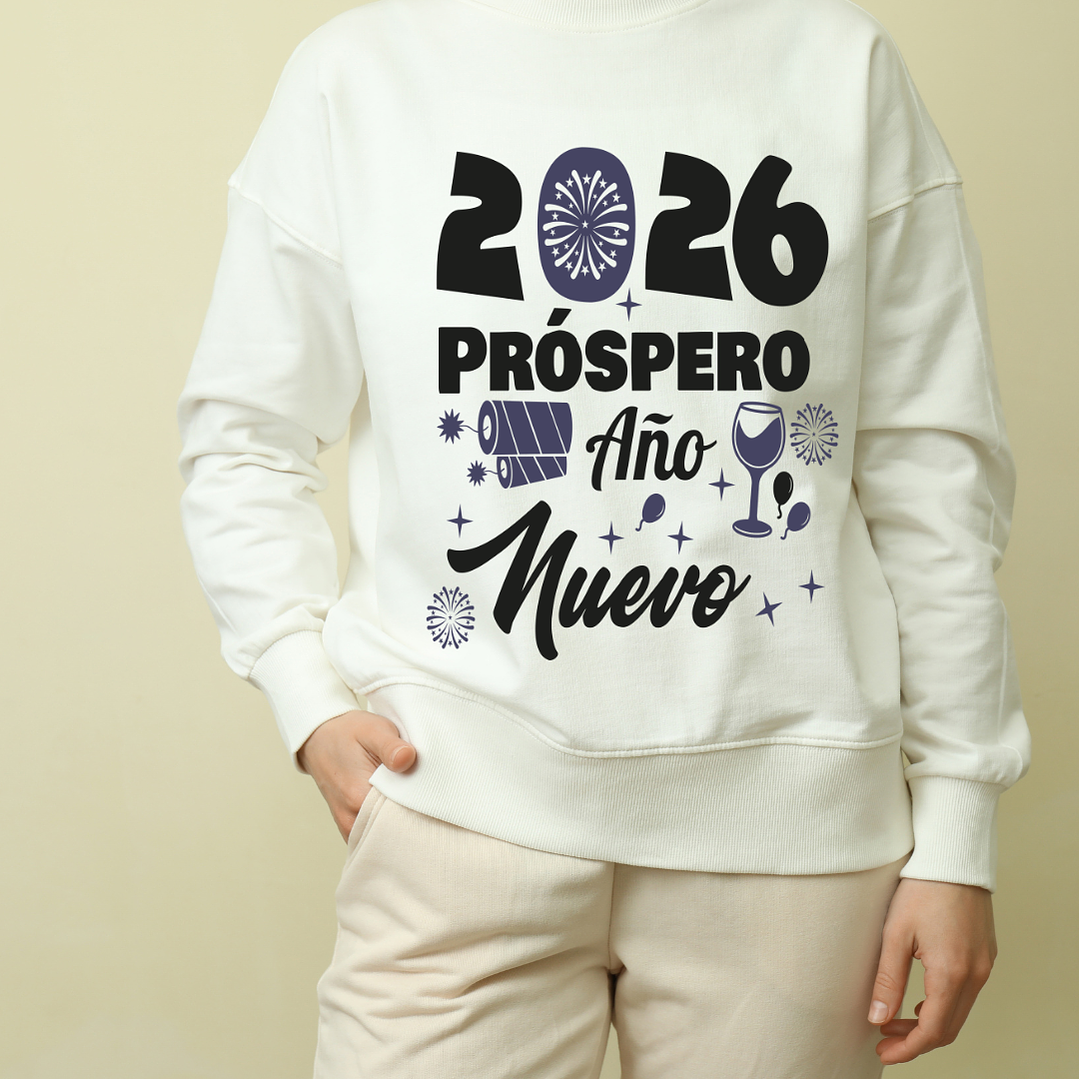 25 Diseños Plantillas Poleras Camisetas Diseños Año Nuevo 2026 Archivos png 8