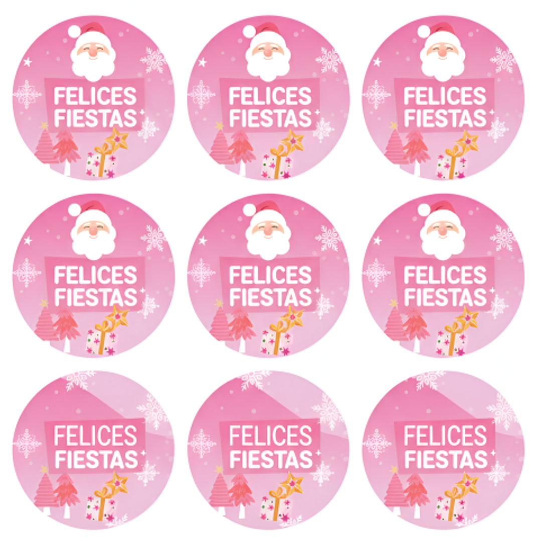 Diseños Plantillas Tag Rosa Navidad Archivos PDF 3