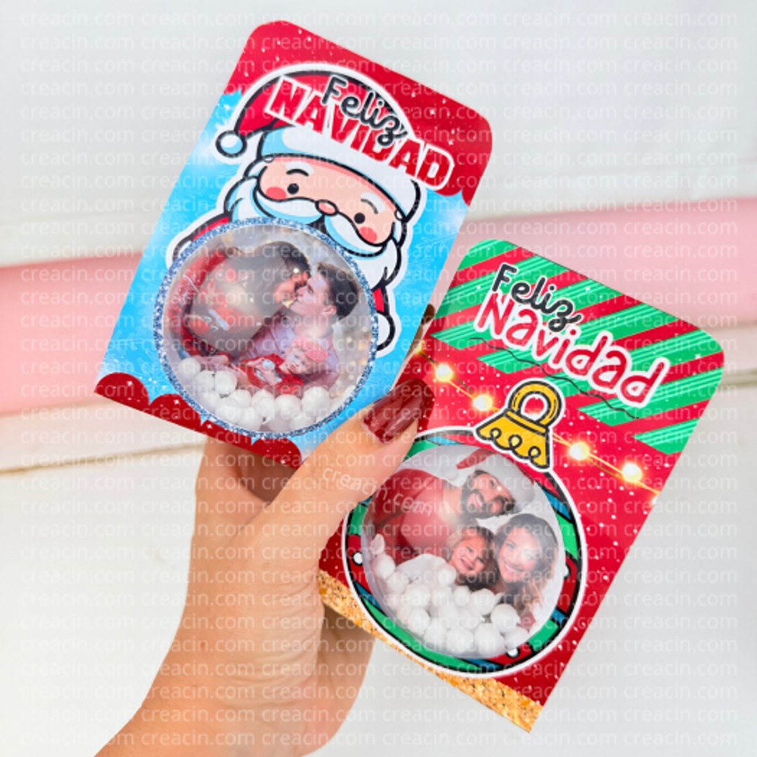 6 Diseños Plantillas Porta Esfera Navideños Archivos PDF 5