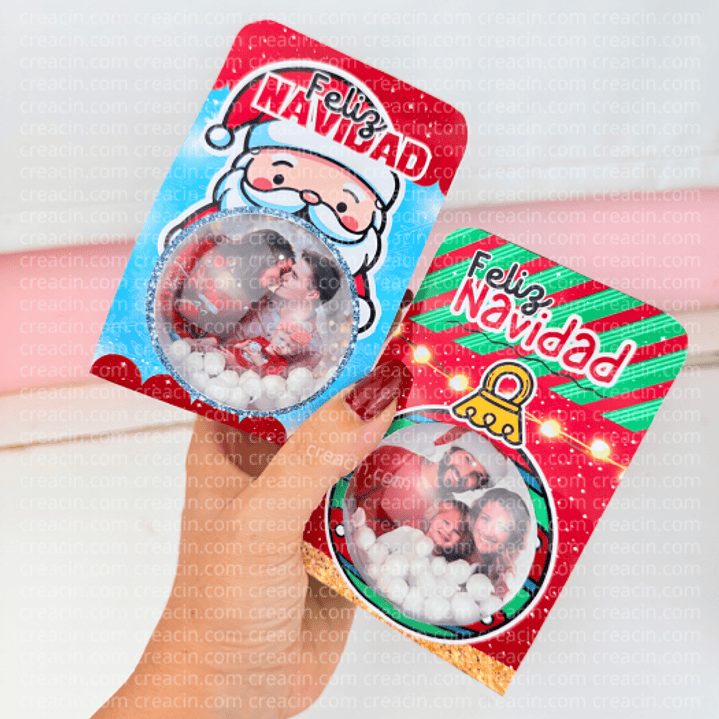 6 Diseños Plantillas Porta Esfera Navideños Archivos PDF 5